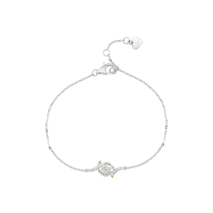 Lắc tay Kim cương Vàng Trắng 14K PNJ DDDDW000945