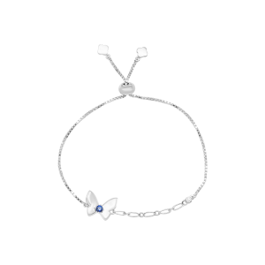 Lắc tay Vàng 10K Đính đá Sapphire PNJ Peter Pan SPXMW000106