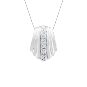 Mặt dây chuyền Kim cương Vàng trắng 14K PNJ DDDDW060456