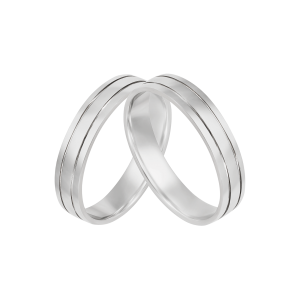 Cặp nhẫn cưới Bạch Kim PNJ 00070-00069