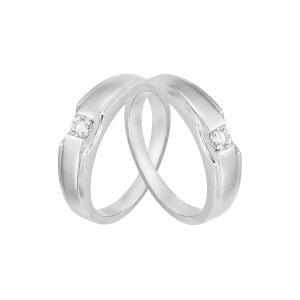 Cặp nhẫn cưới Bạch Kim PNJ 00160-00160
