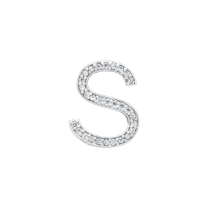 Charm Bạc Đồng hồ chữ S Đính đá PNJWatch XM00W060056