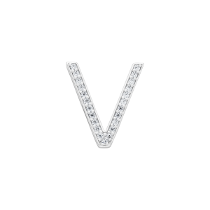 Charm Bạc Đồng hồ chữ V Đính đá PNJWatch XM00W060059