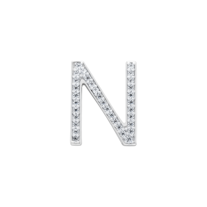 Charm Bạc Đồng hồ chữ N Đính đá PNJWatch XMXMW060494