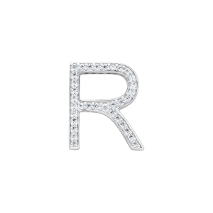 Charm Bạc Đồng hồ chữ R Đính đá PNJWatch XMXMW060495