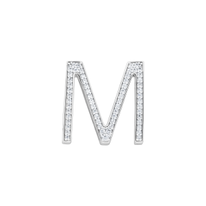 Charm Bạc Đồng hồ chữ M Đính đá PNJWatch XMXMW060502