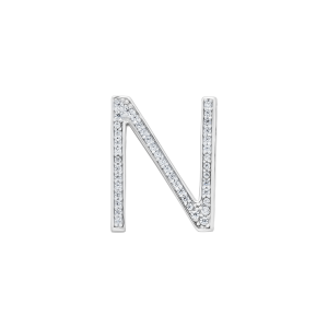 Charm Bạc Đồng hồ chữ N Đính đá PNJWatch XMXMW060503