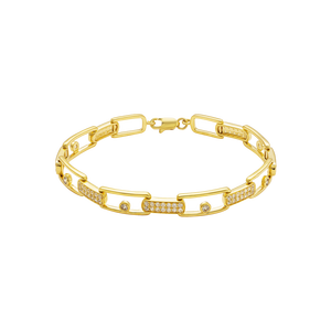 Lắc tay Vàng 18K đính đá CZ PNJ XMXMY000029