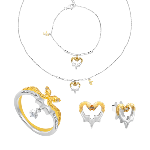 Bộ trang sức Bạc đính đá STYLE By PNJ 00040-00025