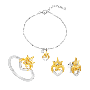 Bộ trang sức Bạc đính đá STYLE By PNJ 00047-00026