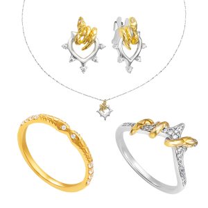 Bộ trang sức Bạc đính đá STYLE By PNJ 00049-00035