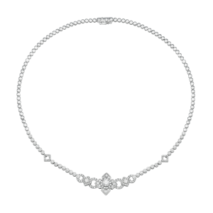 Dây cổ Kim cương Vàng Trắng 14K PNJ DDDDW000919