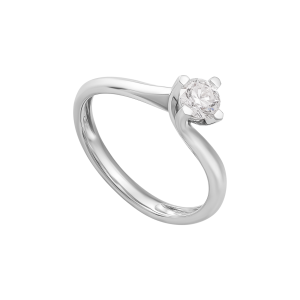 Nhẫn Kim cương Vàng Trắng 14K PNJ DD00W005897