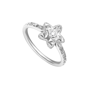 Nhẫn Kim cương Vàng Trắng 14K PNJ DD00W060471