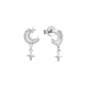 Bông tai Bạc đính đá STYLE By PNJ XMXMW060298