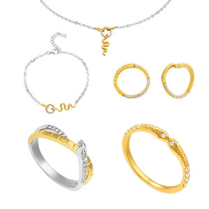 Bộ trang sức Bạc đính đá STYLE By PNJ 00039-00035