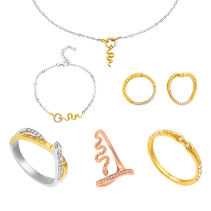 Bộ trang sức Bạc đính đá STYLE By PNJ 00039-00004