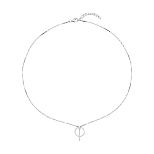 Dây cổ Bạc đính đá STYLE By PNJ XM00W000061