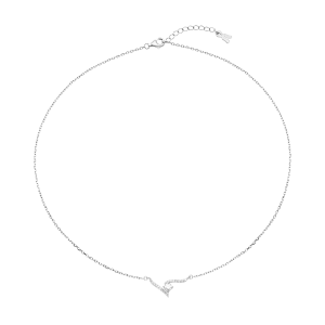 Dây cổ Bạc đính đá PNJSilver XMXMW060213