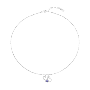 Dây cổ Bạc đính đá PNJSilver ZTXMW060008