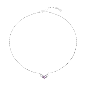 Dây cổ Bạc đính đá PNJSilver Minnie alone ZTXMW060010