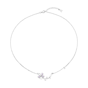 Dây cổ Bạc đính đá PNJSilver Minnie alone ZTXMW060011