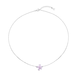 Dây cổ Bạc đính đá PNJSilver Minnie alone ZTZTW060003