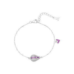 Lắc tay Bạc đính đá PNJSilver Minnie alone ZTXMW060011