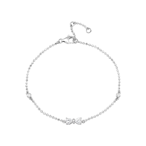 Lắc tay Vàng Trắng 10K Đính đá ECZ PNJ XMXMW000734