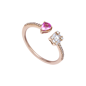 Nhẫn Vàng 18K Đính đá Sapphire PNJ Peter Pan SPDDX060003