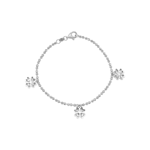 Lắc tay Vàng Trắng Ý 18K PNJ 0000W001569