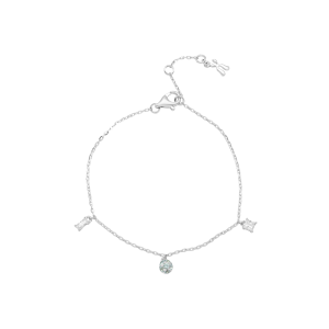 Lắc tay Vàng Trắng 10K Đính đá ECZ STYLE By PNJ XMMXW000004