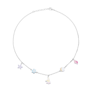 Dây cổ trẻ em Bạc Disney|PNJ 0000W060093