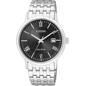 Đồng hồ nam dây thép không gỉ chống nước Citizen