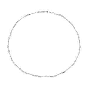 Dây cổ Vàng Trắng Ý 18K PNJ 0000W060113