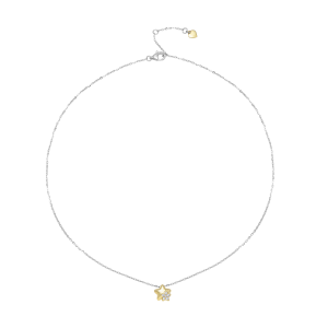 Dây cổ Vàng 10K Đính đá ECZ PNJ Sweeties XMXMC000082