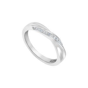 Nhẫn Kim cương Vàng Trắng 14K PNJ DDDDW014790