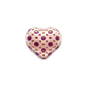 Hạt Charm Vàng 10K Đính đá Ruby PNJ RB00X000006