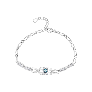 Lắc tay Vàng 10K Đính đá Topaz PNJ Magnétique TPXMW000116