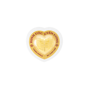 Vàng Mừng Cưới Uyên Ương Khởi Lộc ~ 0.66 chỉ 24K PNJArt Định Ước Uyên Ương 0000Y001239