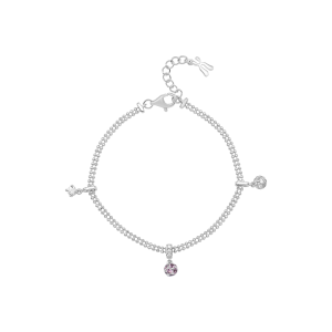 Lắc tay Bạc đính đá STYLE By PNJ ZTXMW000024