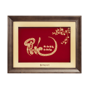 Tranh chữ Phúc 35x45 PNJArt Lời Vàng Ý Ngọc 0000Y000014