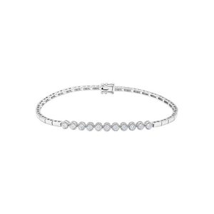 Lắc tay Kim cương Vàng Trắng 14K PNJ DD00W060082