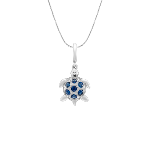 Mặt dây chuyền Vàng 10K Đính đá Sapphire PNJ Peter Pan SP00W000031