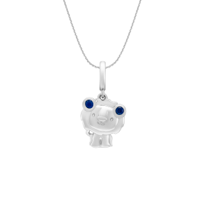 Mặt dây chuyền Vàng 10K Đính đá Sapphire PNJ Peter Pan SP00W000033