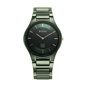 Đồng hồ Titan Edge Nam 1696QC06 Dây Ceramic 40 mm