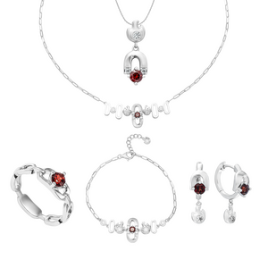 Bộ trang sức Vàng trắng 10K PNJ Magnétique 00005-00007