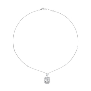 Dây cổ Kim cương Vàng Trắng 18K PNJ DDDDW060221