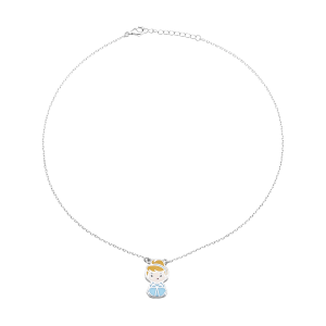 Dây cổ trẻ em Bạc Disney|PNJ 0000W060097