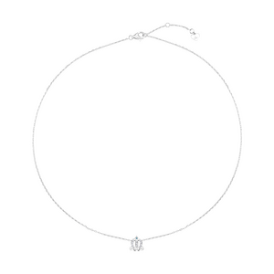 Dây cổ Kim cương Vàng Trắng 14K PNJ Cinderella DDDDW000832